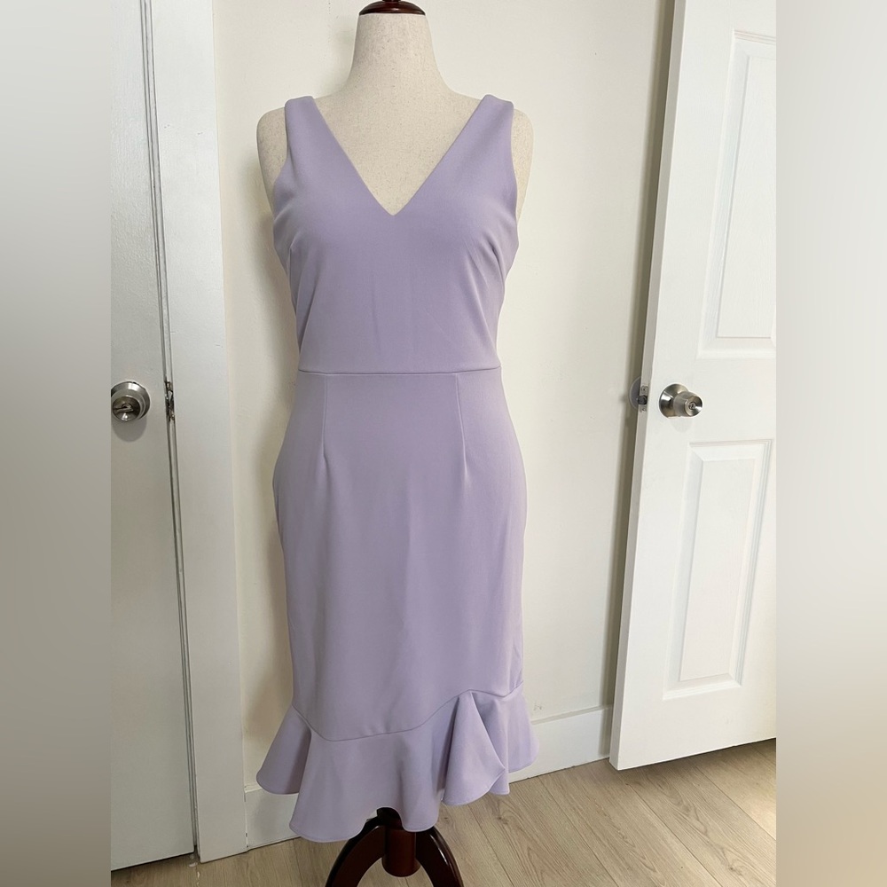 Betsey Johnson Lilac Knee Length Dress Size 10